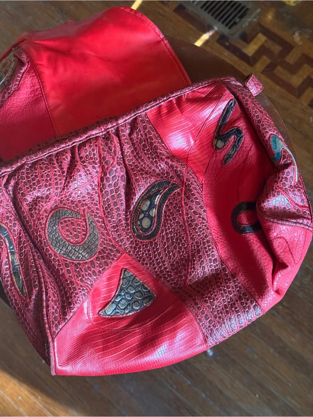 Vintage Alentino Nas Bag Patchwork Purse